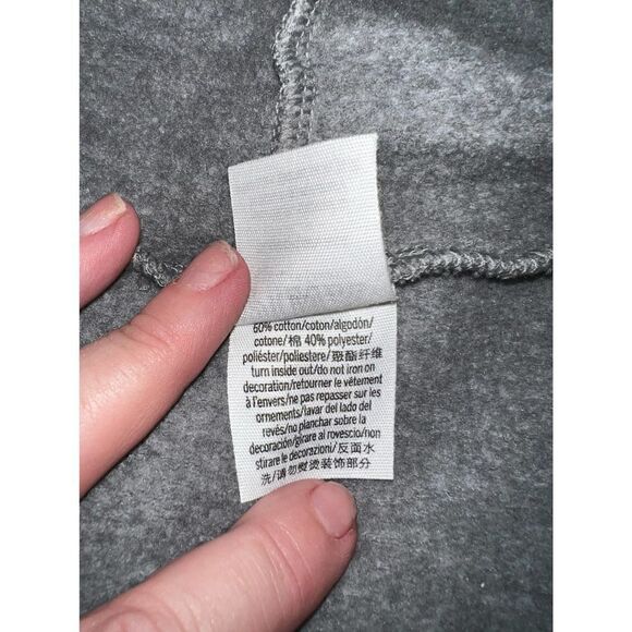 Victoria Secret Pink hoodie crop pullover long sleeve gray with Pink size XS - Picture 7 of 7